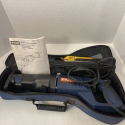 Ryobi Variable Speed Reciprocating Saw, Corded, w/ Case, Blades & Manual; RJ162V