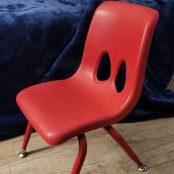 21" Red HEAVY DUTY Kids Chair 