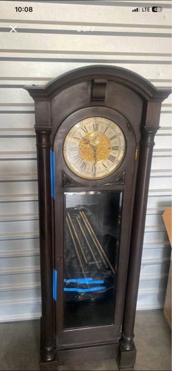 Waltham grandfather click, 5 tube chime.
