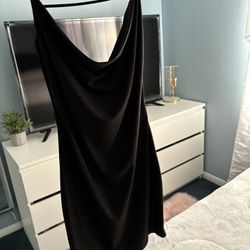Black Glitter Dress 