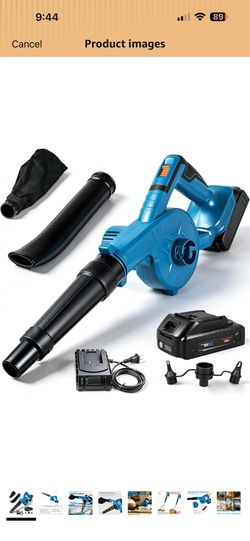 NEWONE Small Leaf Blower Cordless Compatible with Makita 18V Battery,157MPH/64CFM Lightweight Mini Hand Electric Leaf Vacuum for Lawn Care with Batter