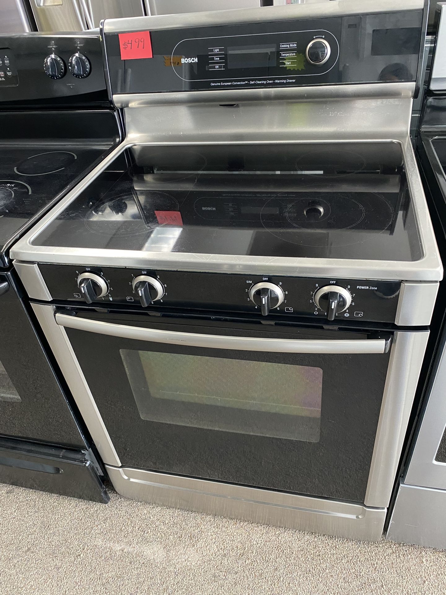 Bosch Electric Stove Used Stainless Steel 