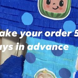 Pinatas Make Your Order 5 Days In Advance 