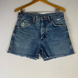 Vintage Wrangler Jean Shorts Size 30 W