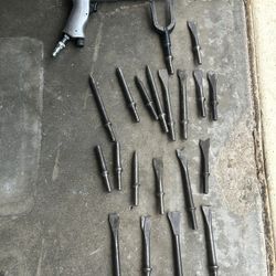 Ingersoll Rand Air Hammer& Chisel Set 