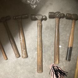 Six Ball Peen Hammers For $10 Per Hammer Or $50 For All Six