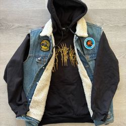 Vans Hoodie (Custom 1993 Denim Jacket)
