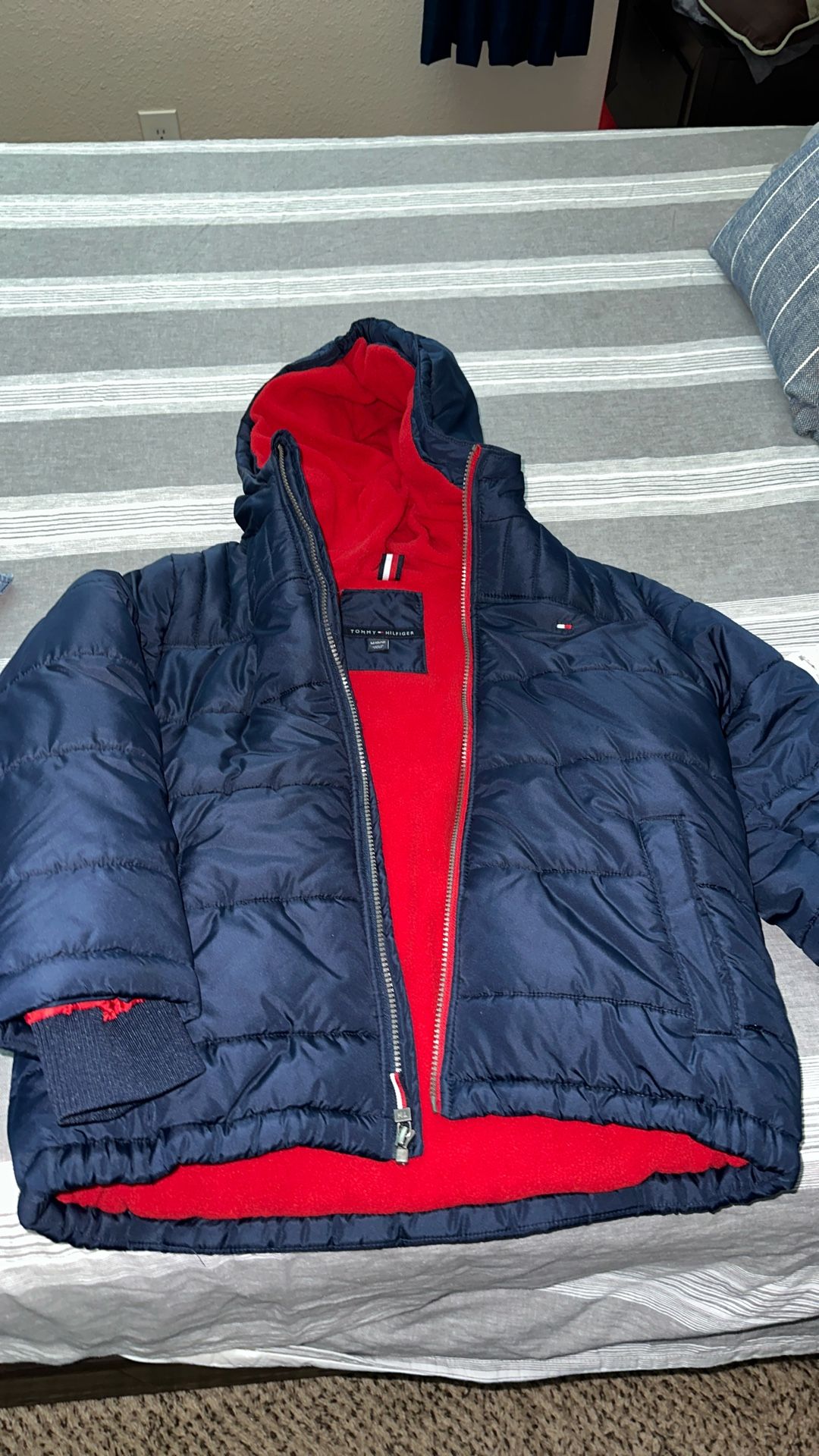 Boy Jacket Size 10-12 Tommy Hilfiger 