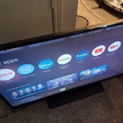 60 Inch Tv W Remote N Google Tv, Can Deliver For Xtra $5