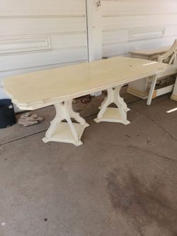 Off white dining table