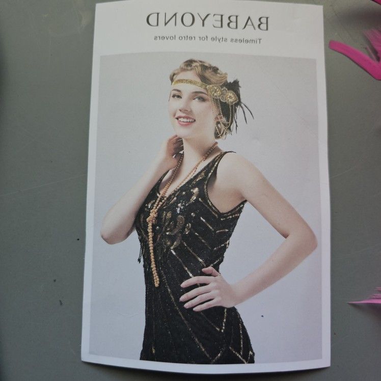 Glam Flapper Accessories For Halloween Costume 