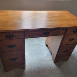 Maple Desk, Antique-Vintage 