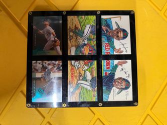 Mariners Edgar Martinez & Joey Cora Card Display