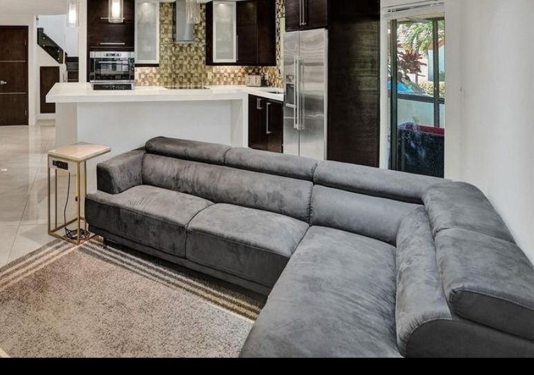 Microfiber Sectional Couch