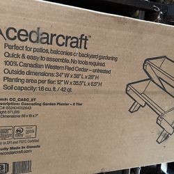 Cedarcraft Double Decker Garden Planter 