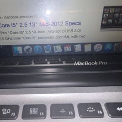 Mid 2012 Macbook Air