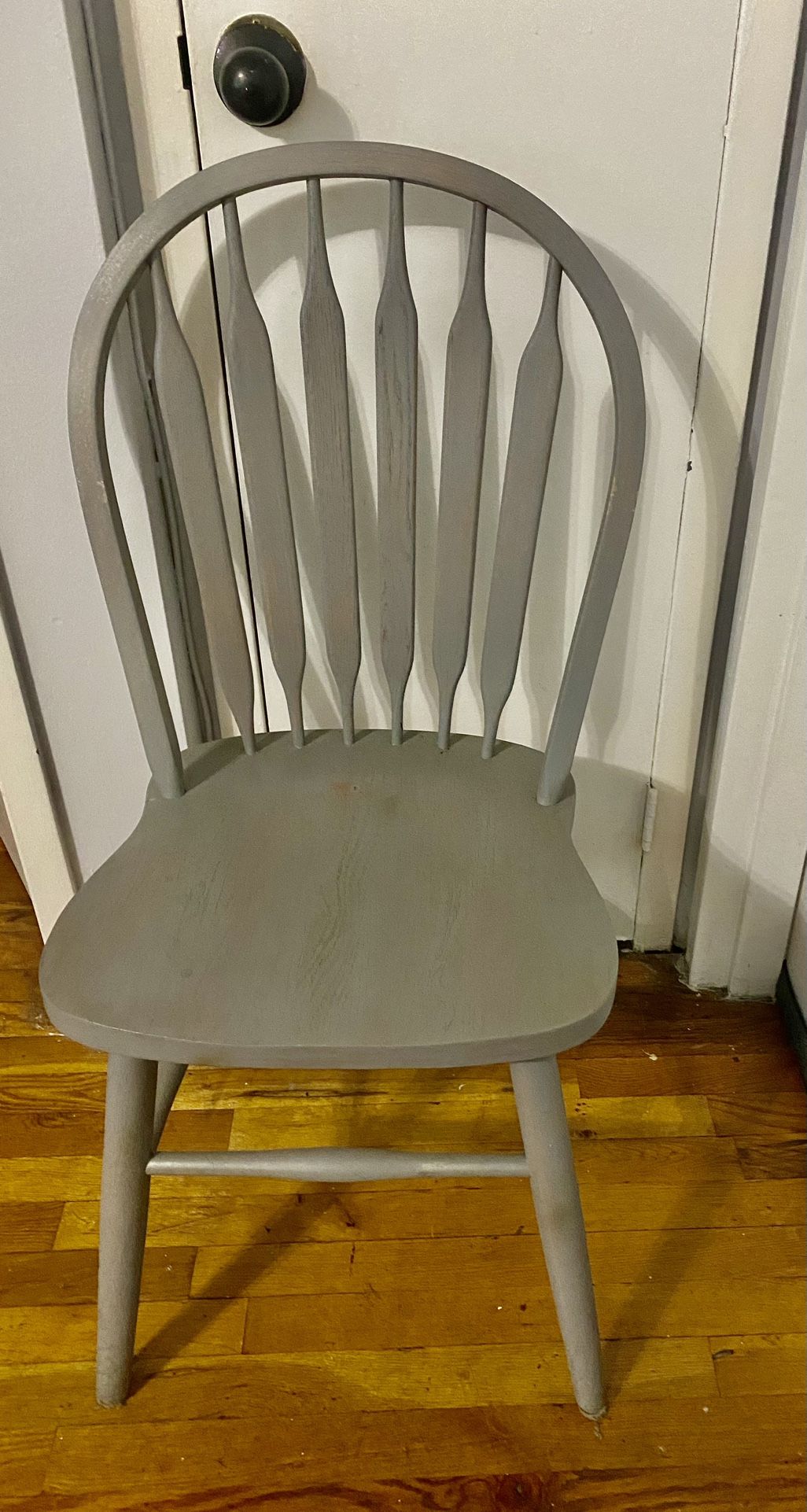 Solid Wood Grey Dinning Chairs 3FREE 