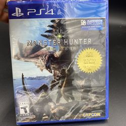 Capcom Monster Hunter World PS4 Video Game Brand New Sealed 