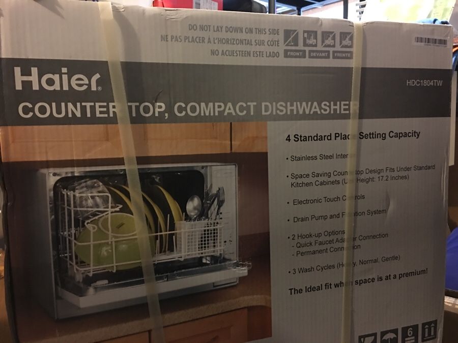 Haier Countertop Dishwasher HDC1804TW