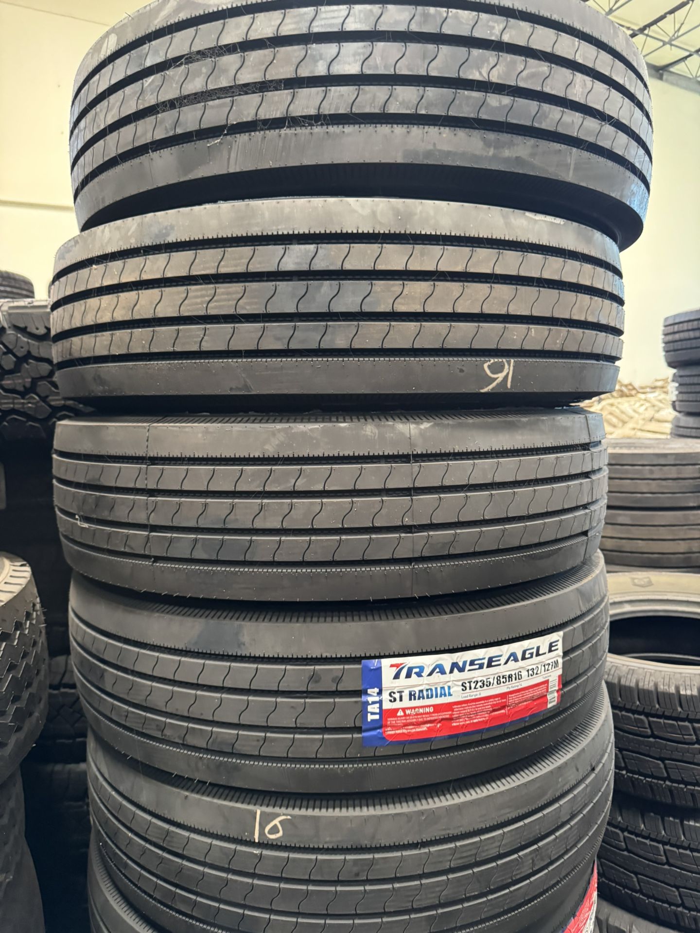 ST235/85R16 14PR Trailer Tires Set Of 4