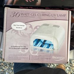 Ikonna 36 Watts gel curing uv lamp With Nail Training Kit And Practice Hand