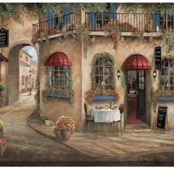 Picture Perfect International Ginos Pizzaria por Ruane Manning - 48 x 24 in