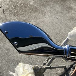 Harley Flash Gordon slip on fishtail exhaust