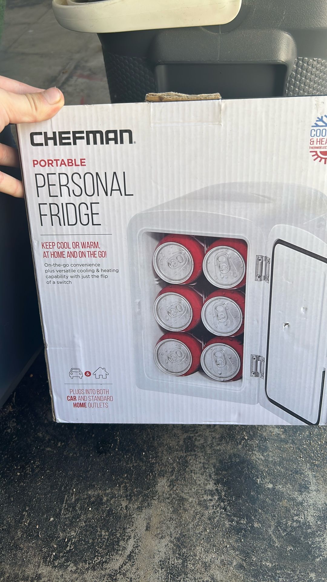 Mini fridge for room or a car or camping
