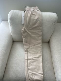Al0 jogger sweat pants color:beige size large unisex NWT