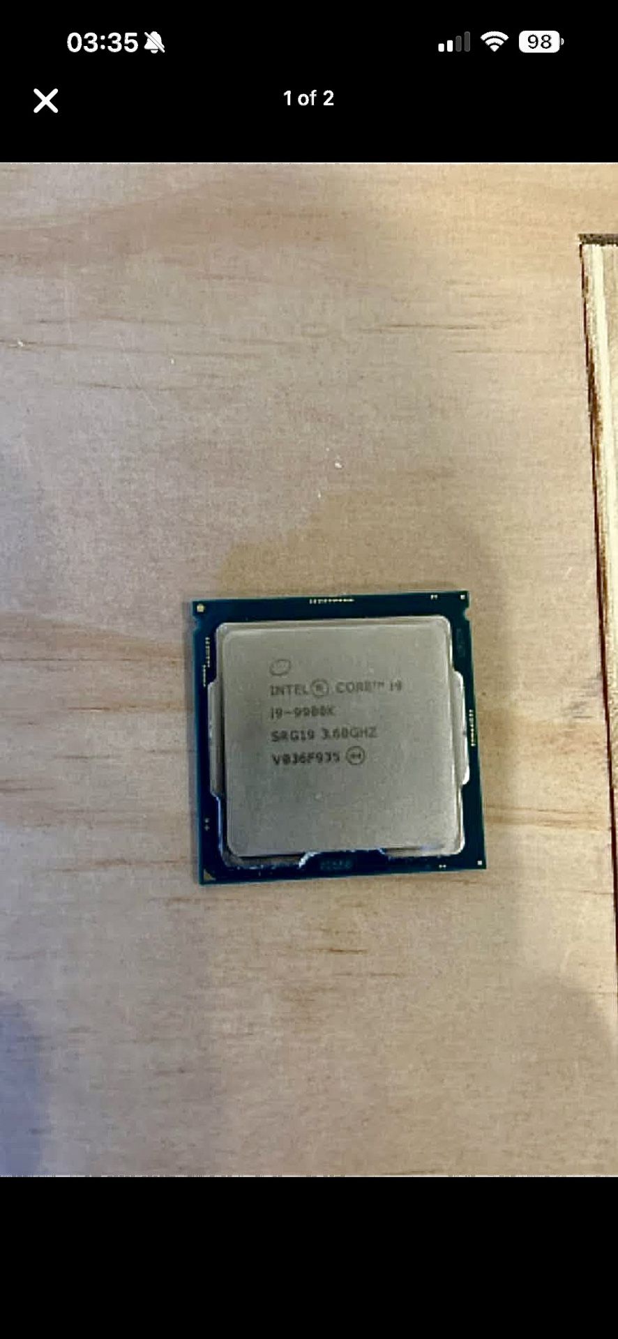 Intel Core i9-9900K Processor - Great Condition, Fast Performance