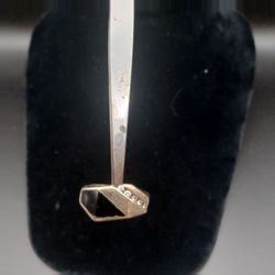14K Onyx & Diamond Ring