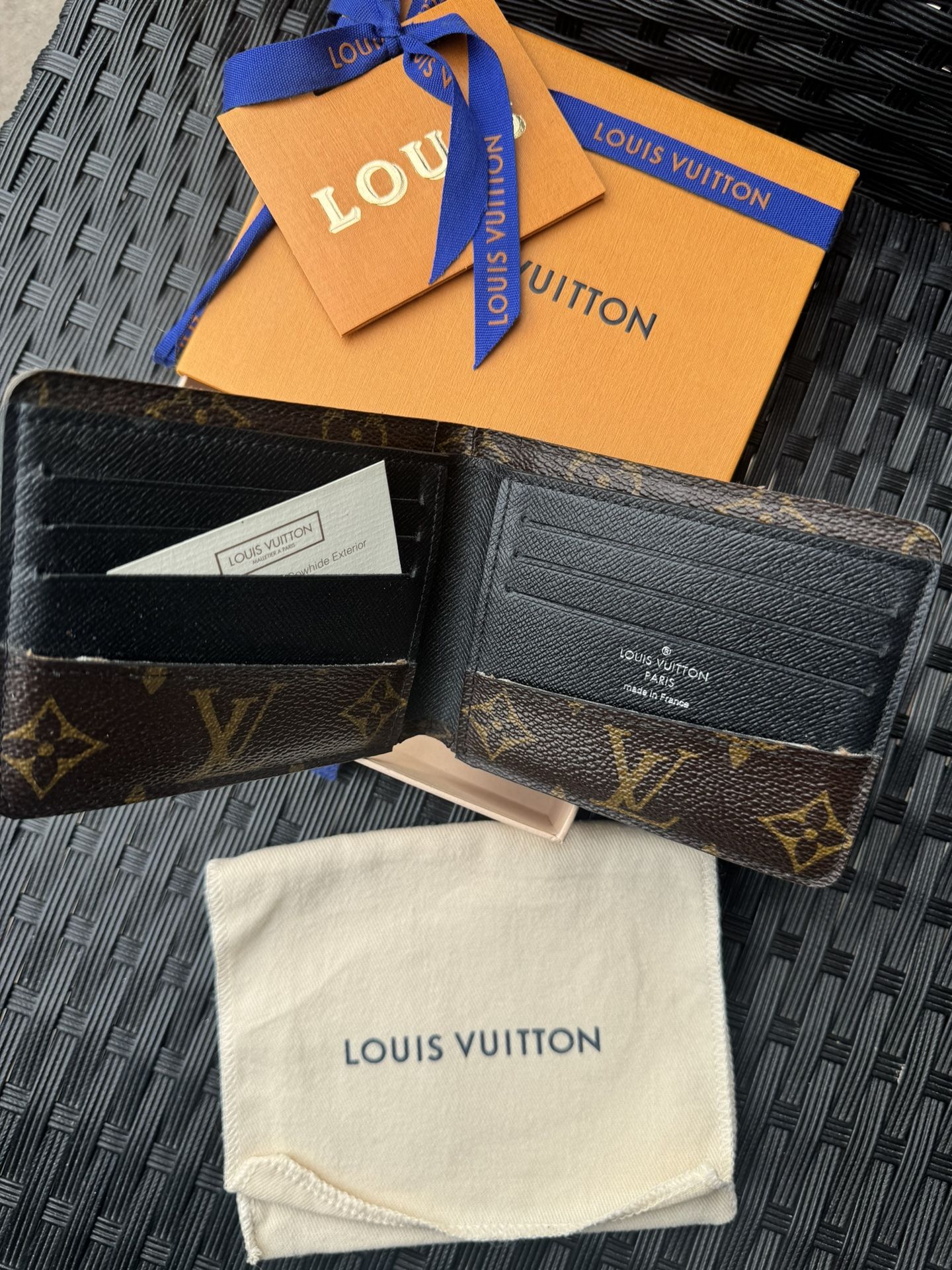 Louis Vuitton M93801 Folding BiFold Wallet Gaspar Monogram Made In France