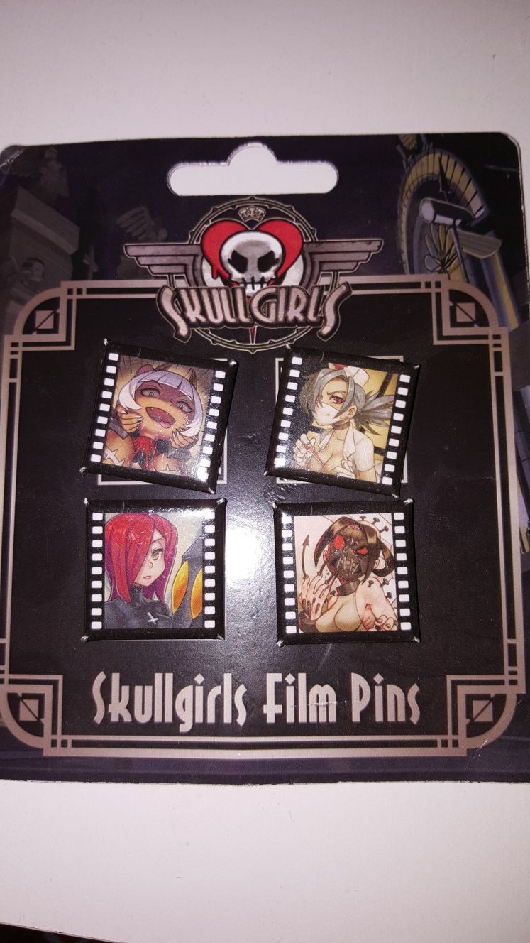 Official SkullGirls Pin Set