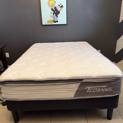 Full Size Bed Frame and Mattress