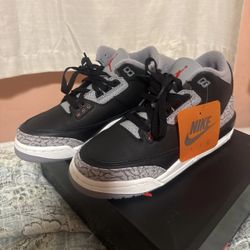Jordan 3 Black Cement 6y 