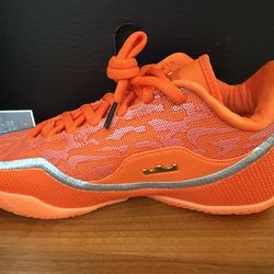 Nike Size 8 Lebron XXIII FK Ep Safety Orange Men Shoes