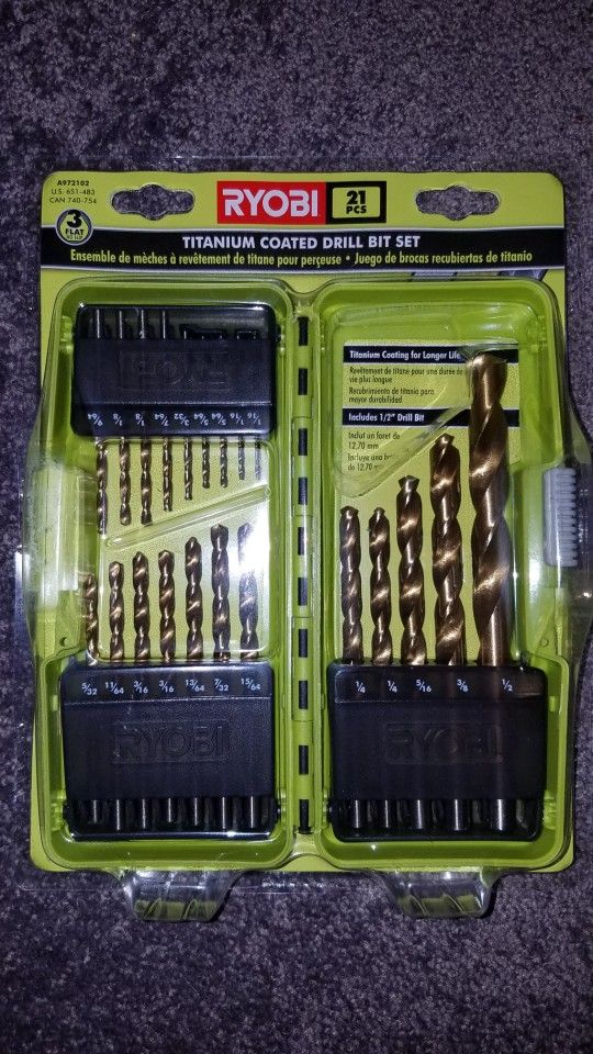 Ryobi Drill Bit Set
