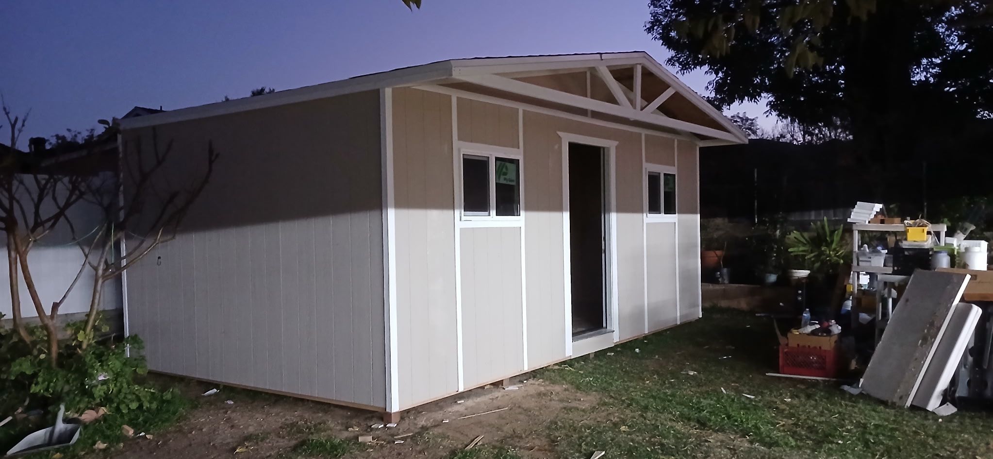 Storage Shed, Office, Gym
