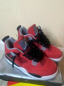 Jordan 4 red toro bravo size 9