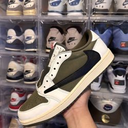 Air Jordan 1 Low Travis Scott Reverse Olive 