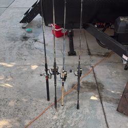 Fishing Pole/reel Combo Freshwater / Saltwater 