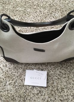 Authentic Gucci Purse with wooden handle