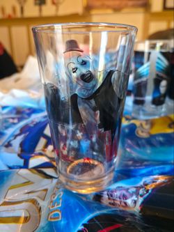Universal Studios Halloween Horror Nights 2026 HHN art the clown Collectible Glass cup