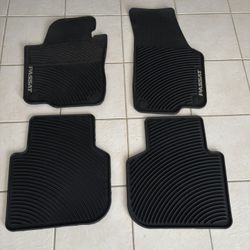 2017 VW Passat Rubber Rugs 