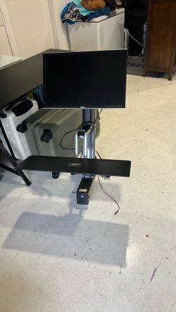 Multi access computer stand