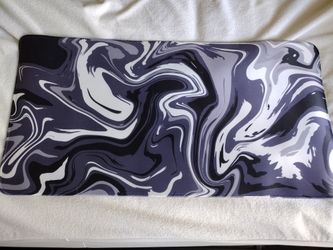 Black White And Blue Desk Mouse Pad. Mint Condition