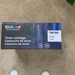 Brother Printer Toner Cartridges- Box Of Four - Compatible With TN760