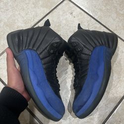USED Jordan 12 Retro Black Game Royal Size 9 NO BOX