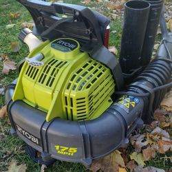 Ryobi Leaf Blower Backpack Machine Gas 2 cycles working!!!