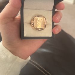 Pure Russian Gold Men’s Ring 